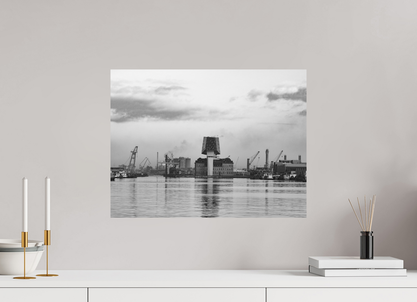 52,8 x 40 cm, AluDi_iLford mat Port Authorities