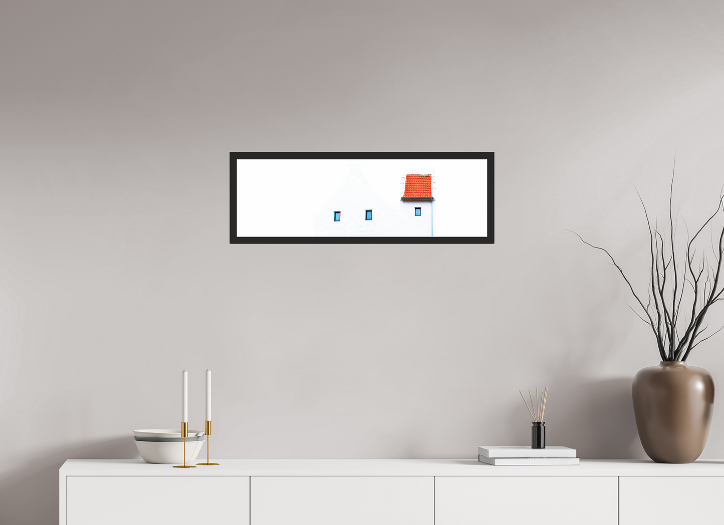 77,2 x 25 cm, Dibond_FineArtBarytHamburg Spanish Roof