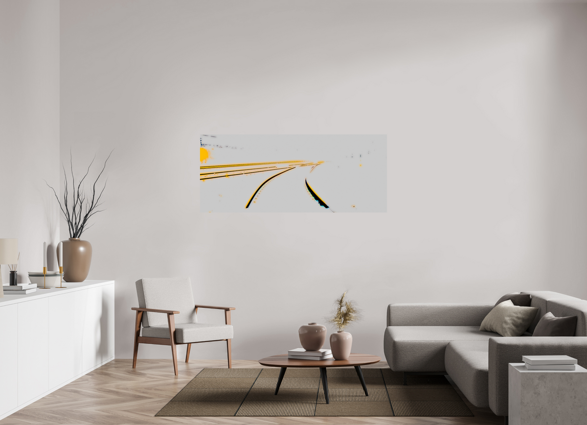 167,3 x 70 cm, Alu-Dibond colour gloss Converge_colour