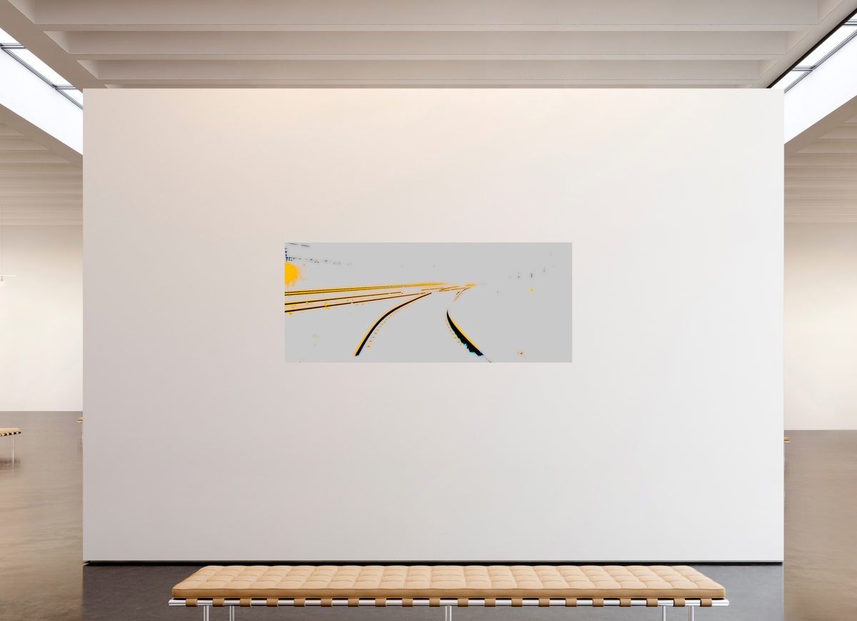 215,1 x 90 cm, Alu-Dibond colour gloss Converge_colour