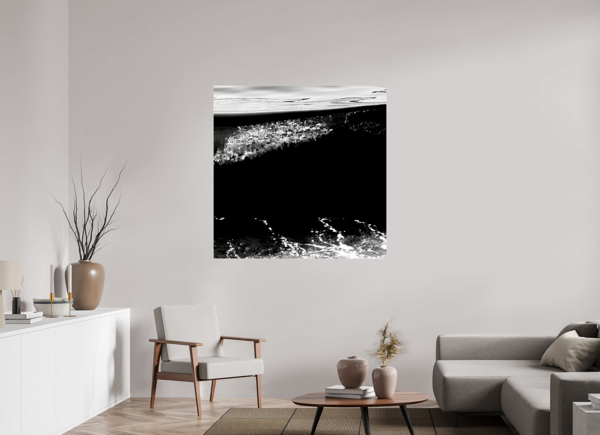 120 x 120 cm, Photo Print Under Acrylic Glass Reporter sans Frontières